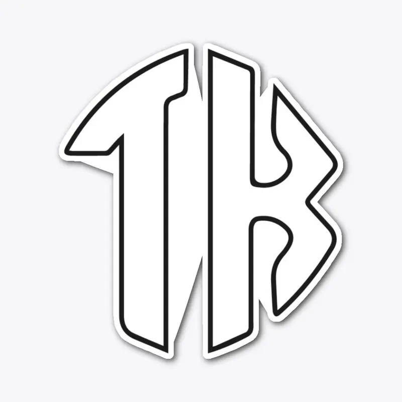 TK Bold Outline Sticker